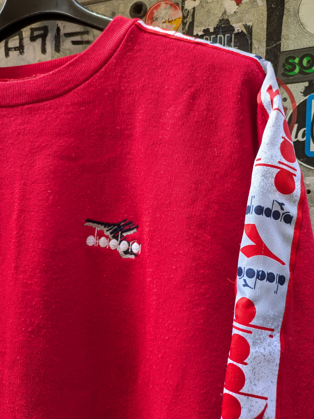 Felpa Vintage Diadora 90s XL