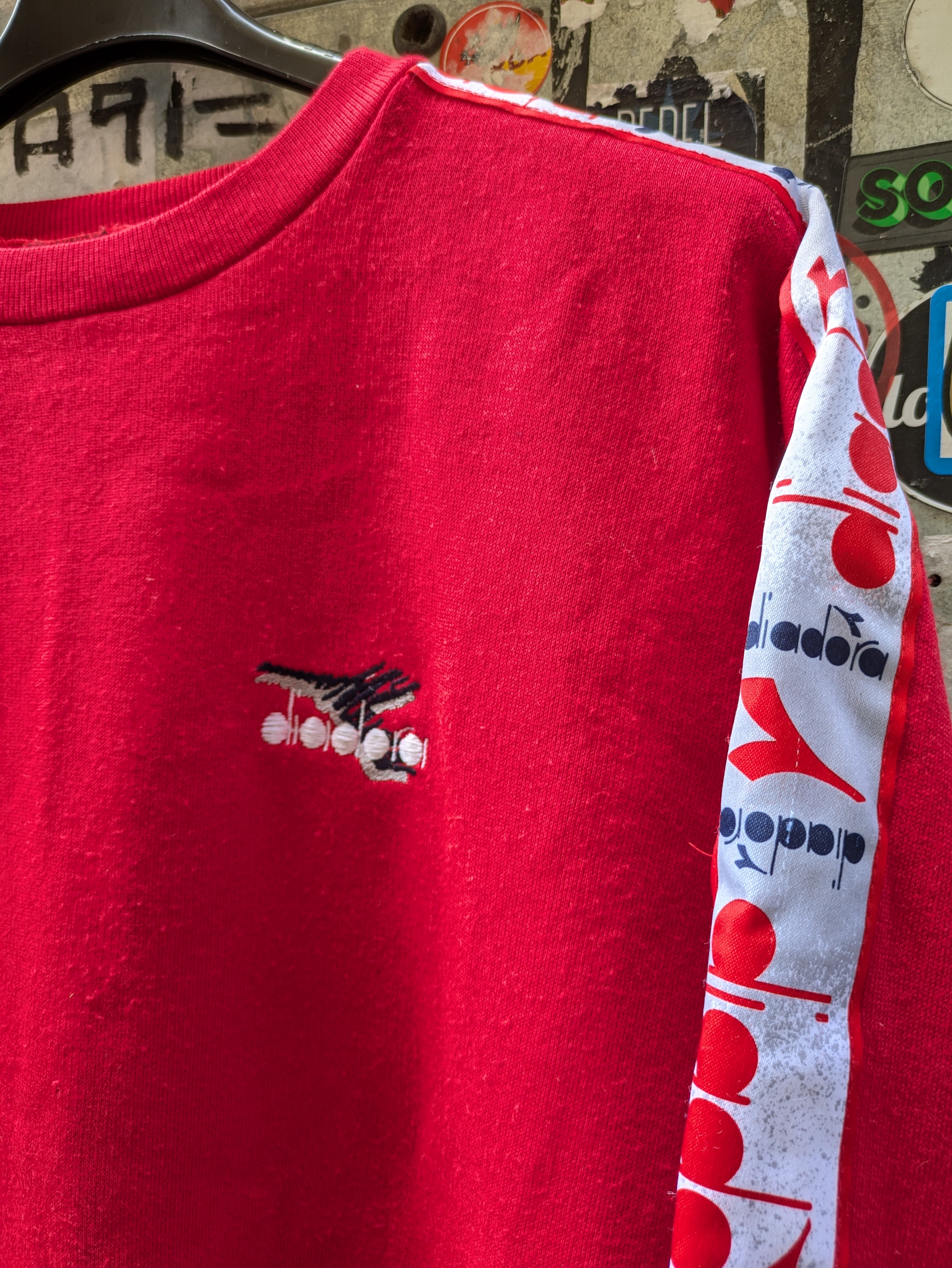 Felpa Vintage Diadora 90s XL