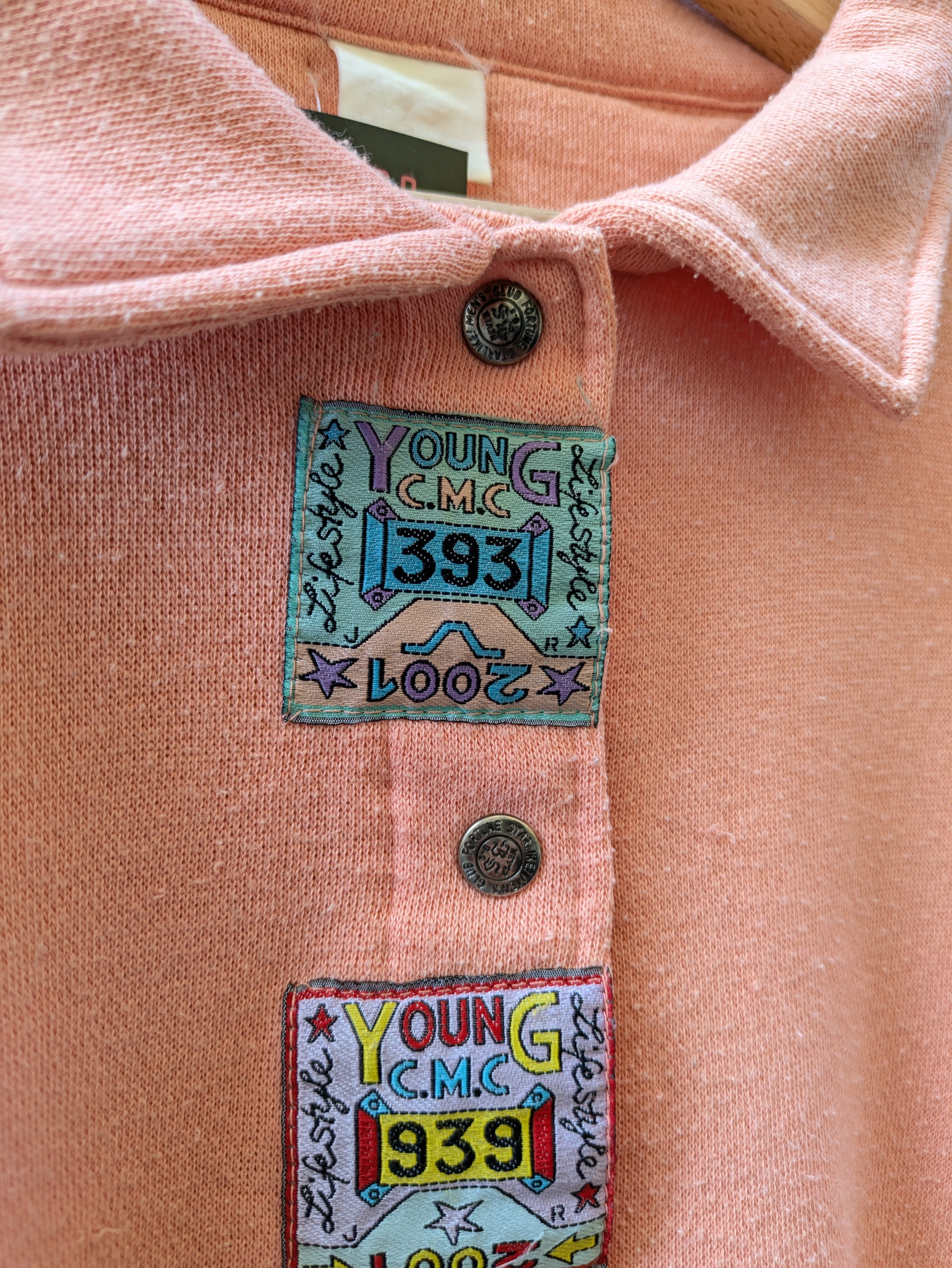 Felpa Vintage color salmone 80s/90s S