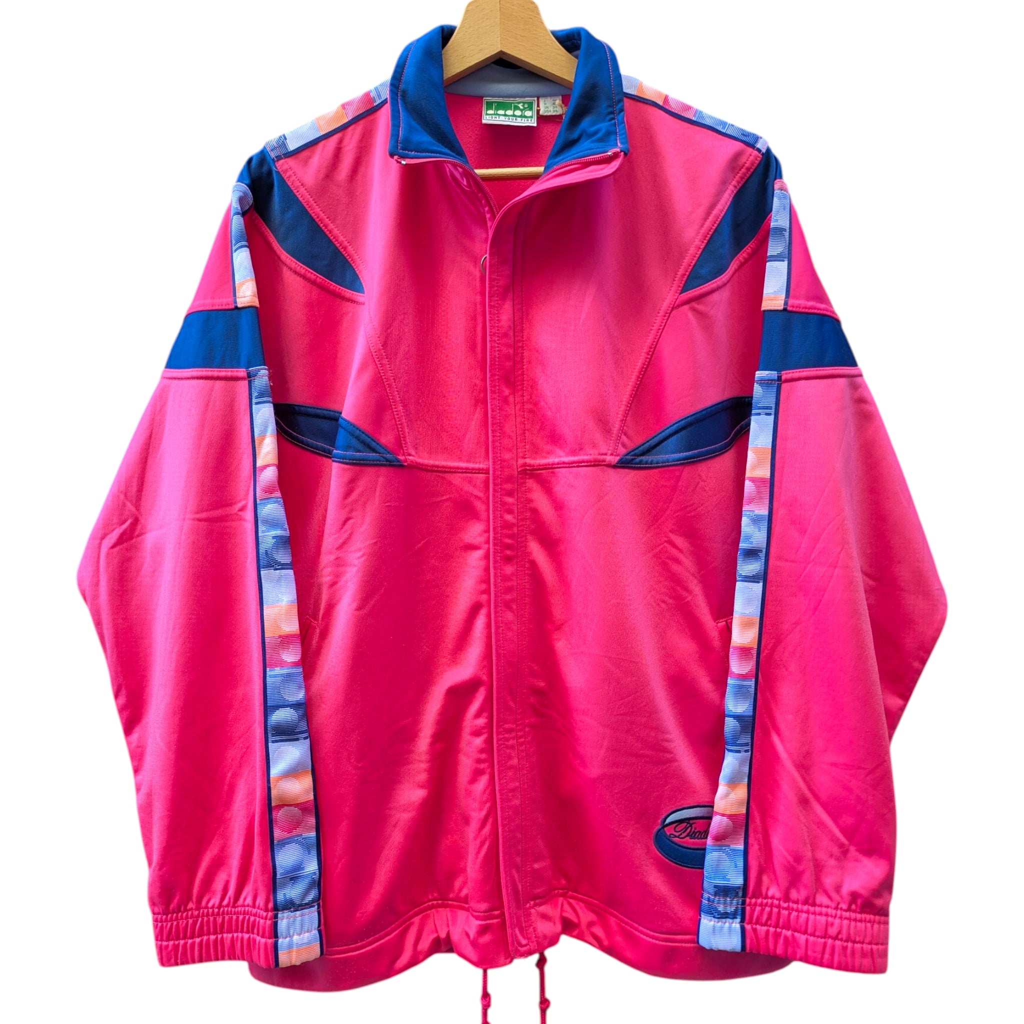 Felpa Vintage Diadora Zip 90s M