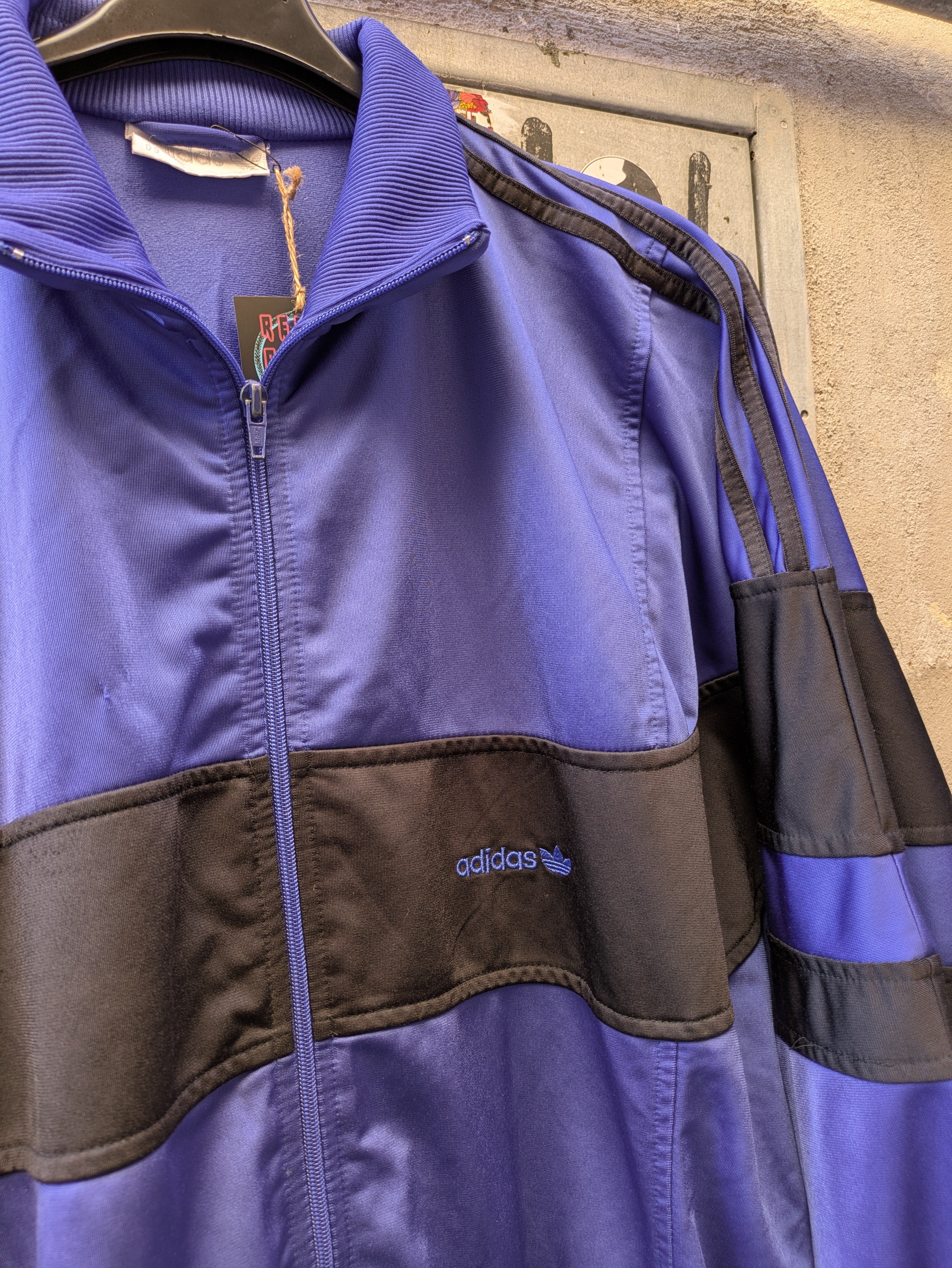 Felpa Zip Adidas Vintage 90s XXL