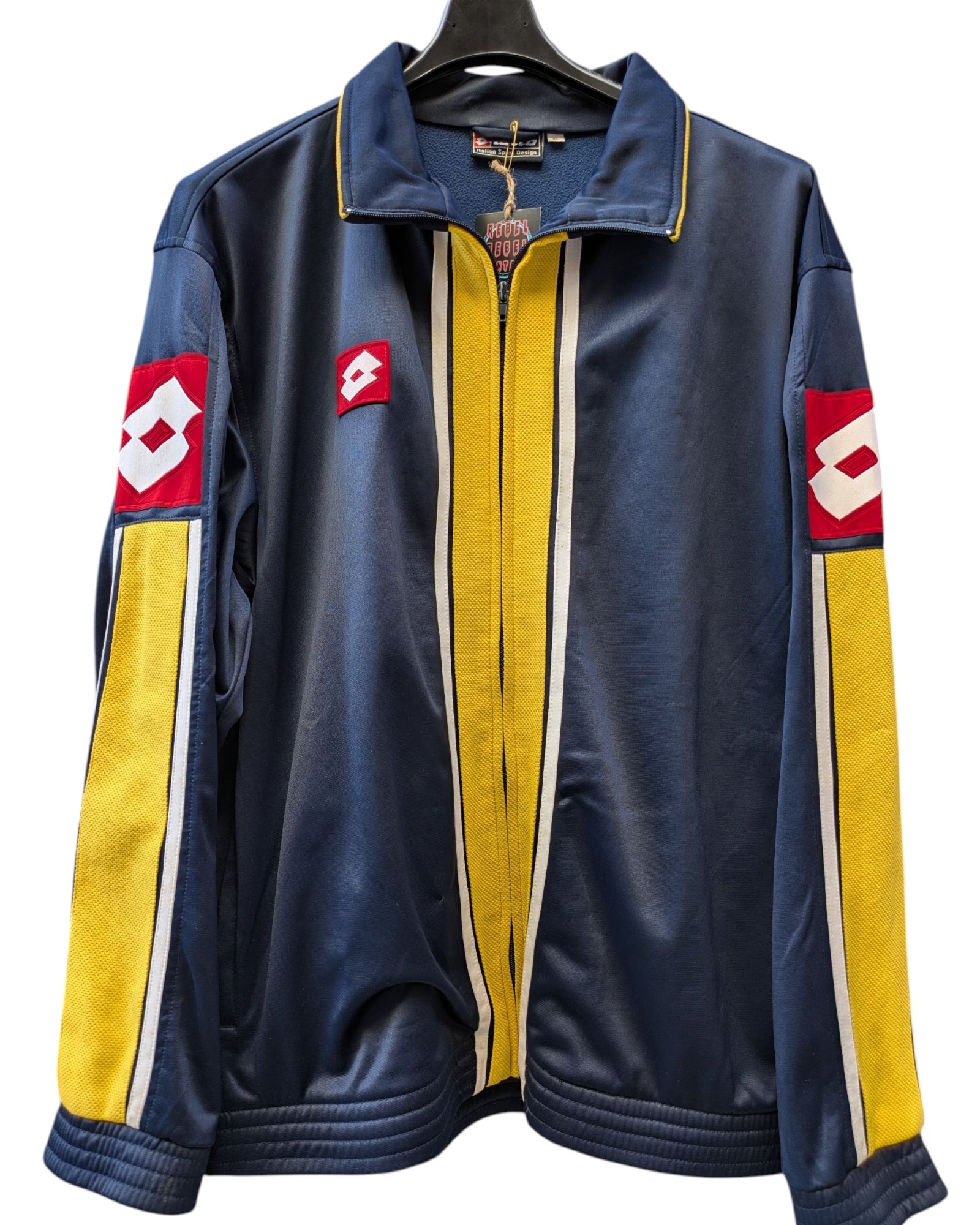 Felpa Zip Lotto Vintage 90s XL