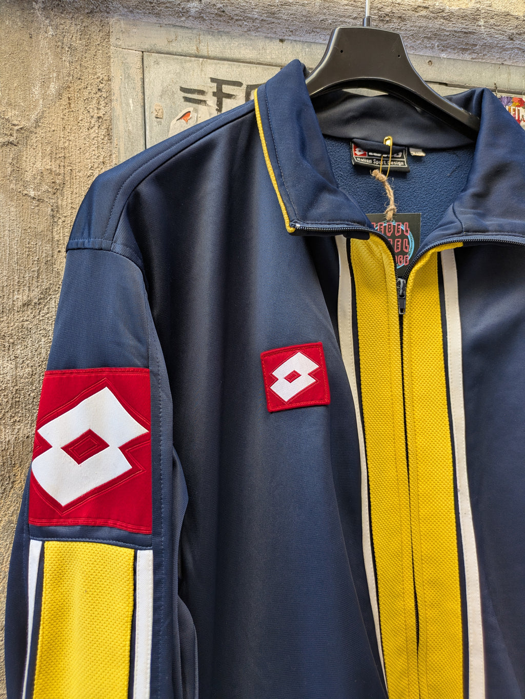 Felpa Zip Lotto Vintage 90s XL