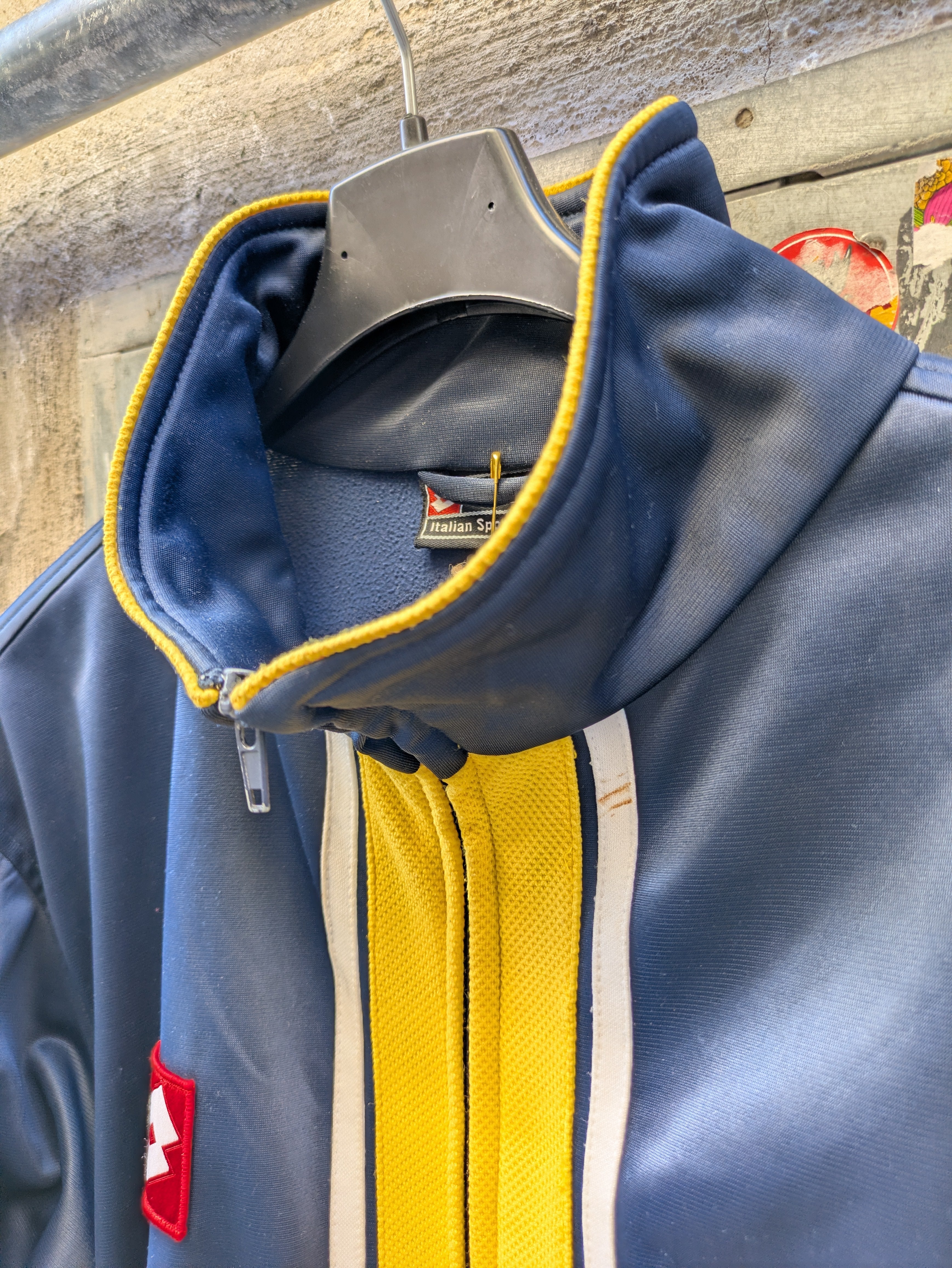 Felpa Zip Lotto Vintage 90s XL