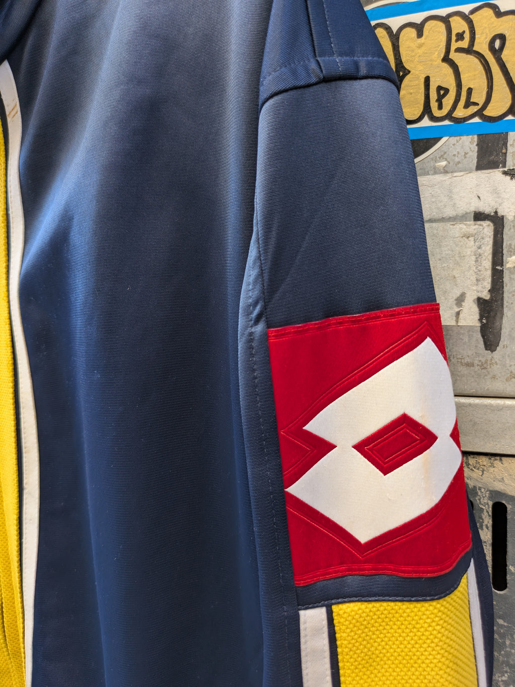 Felpa Zip Lotto Vintage 90s XL