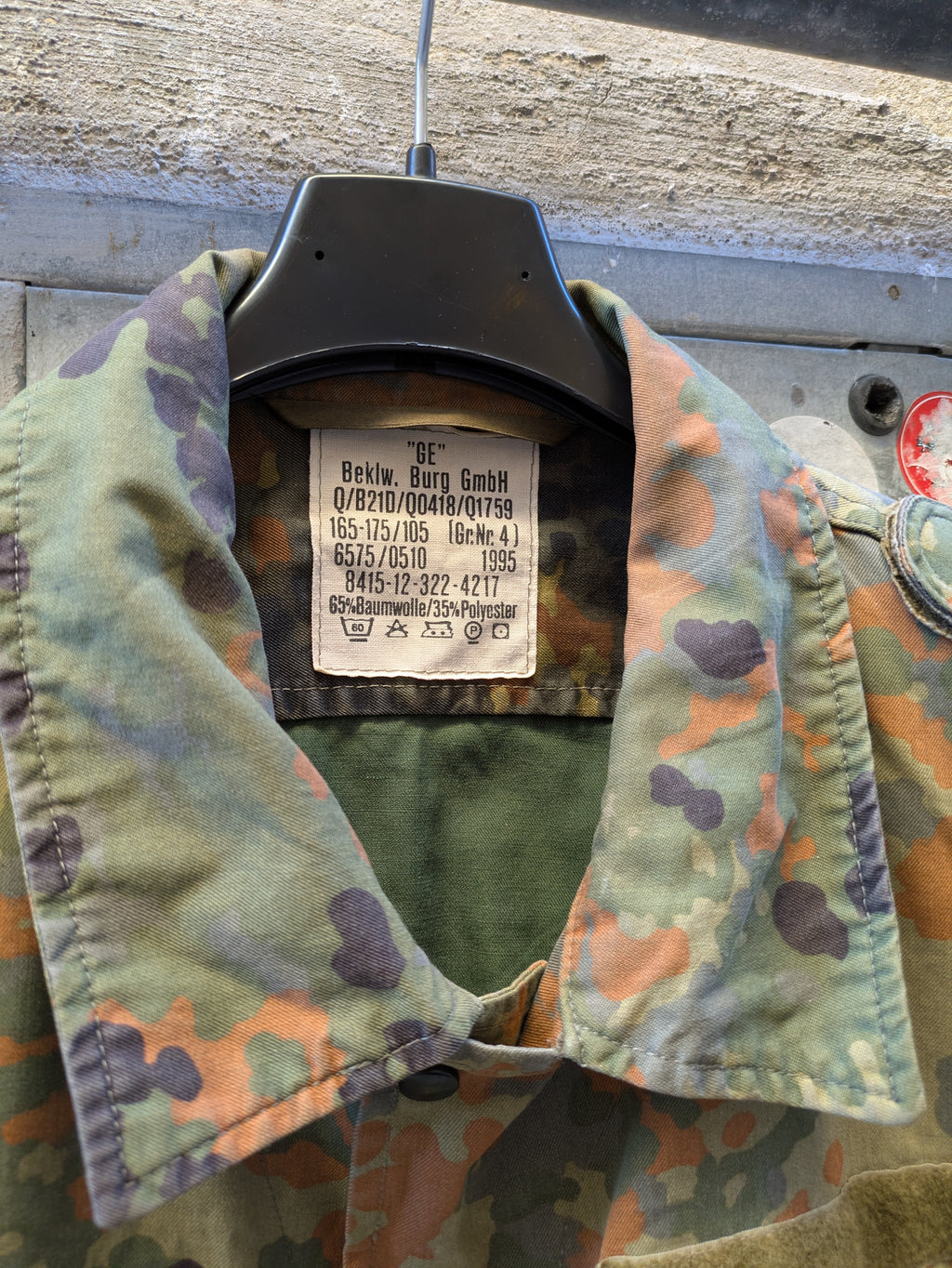 Giacca militare mimetica tedesca 1995 M