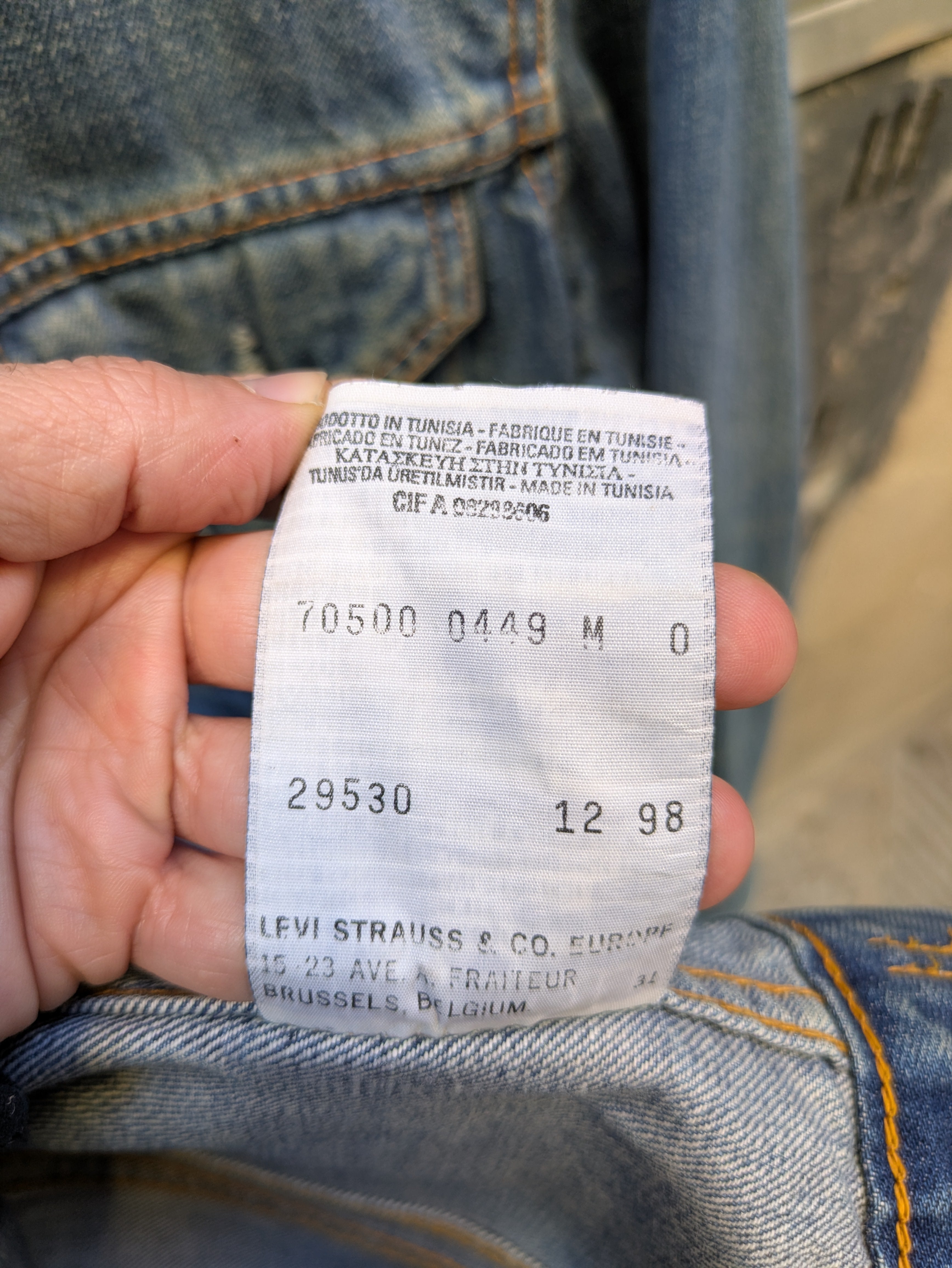 Giacca Levi's 70500 04 1998 M