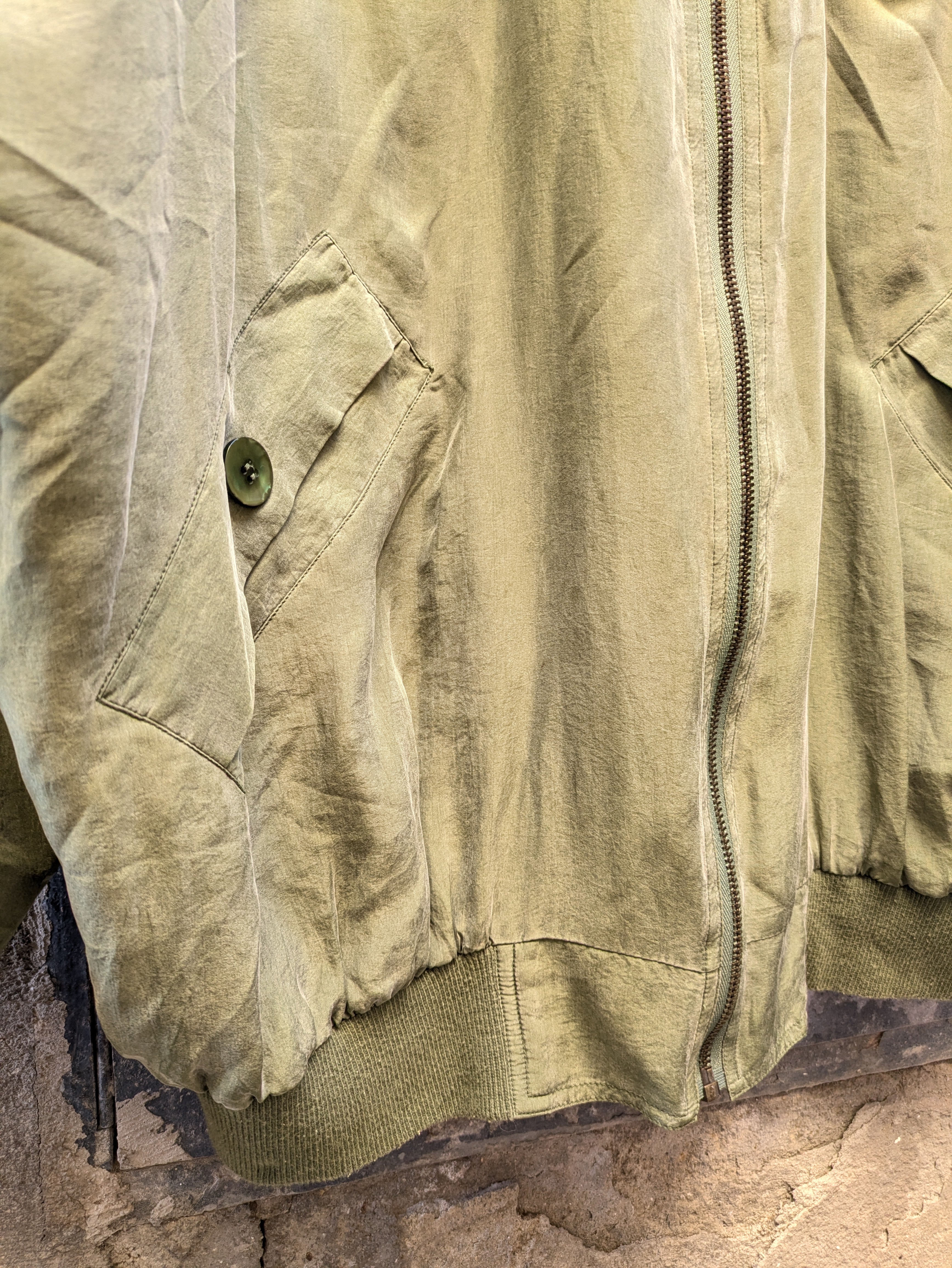 Bomber Vintage in Seta XL