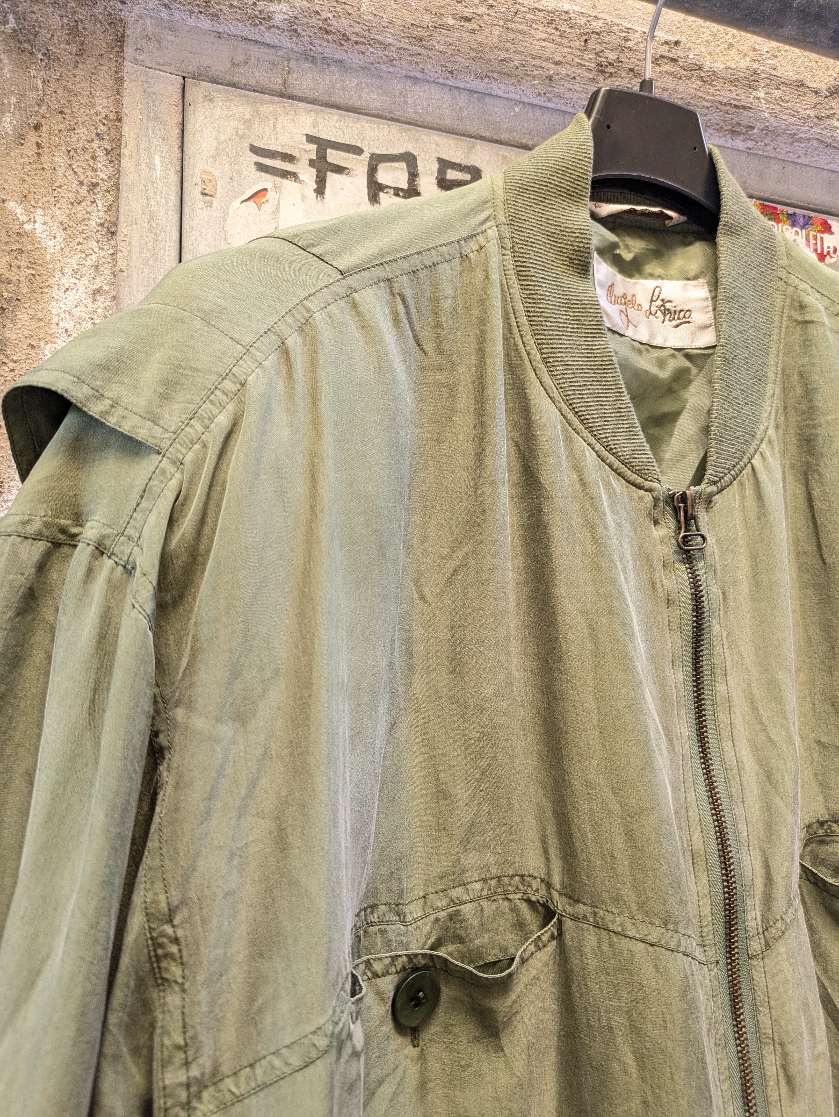 Bomber Vintage in Seta XL