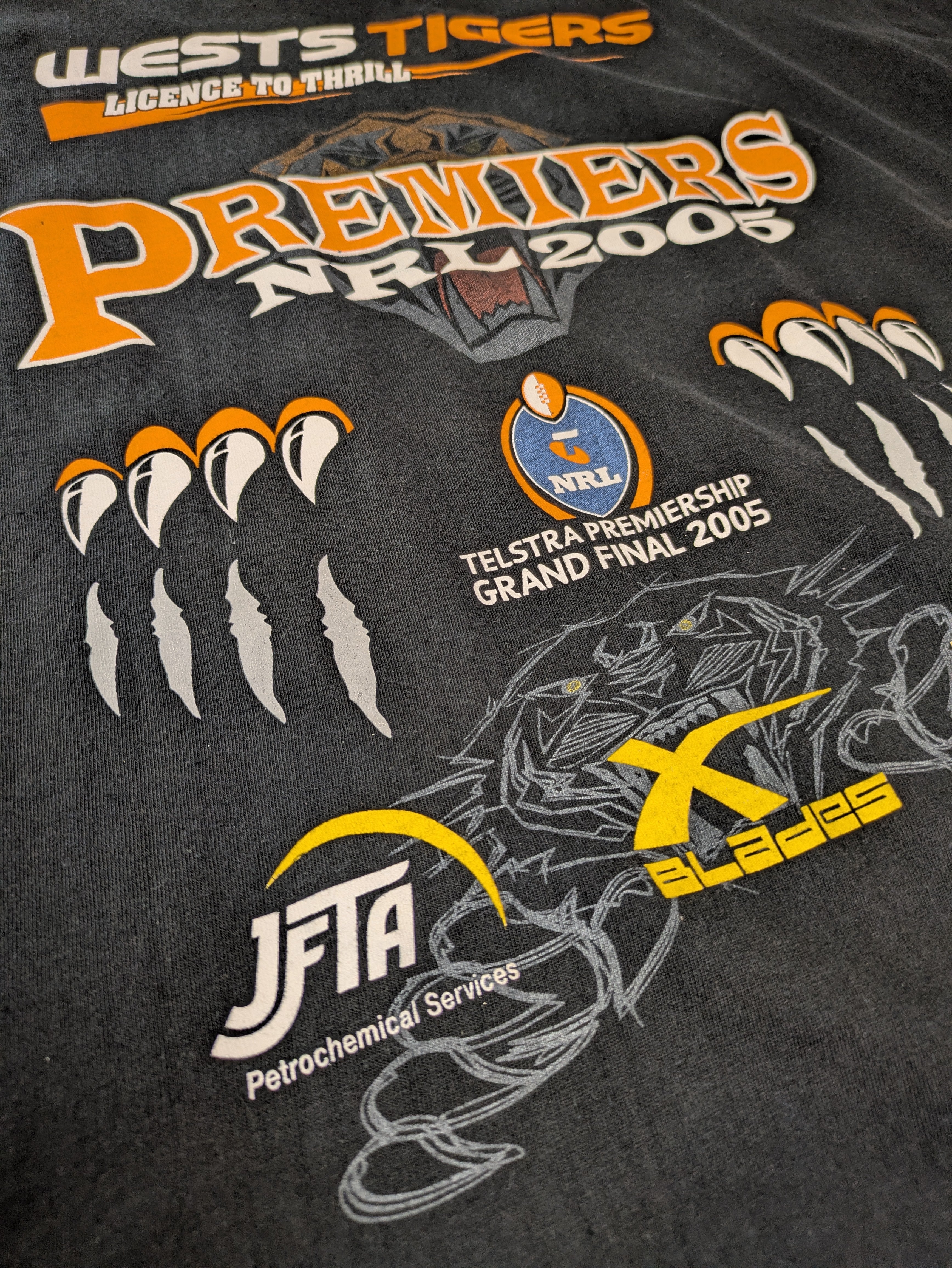 T-shirt West Tigers 2005 Premiers M