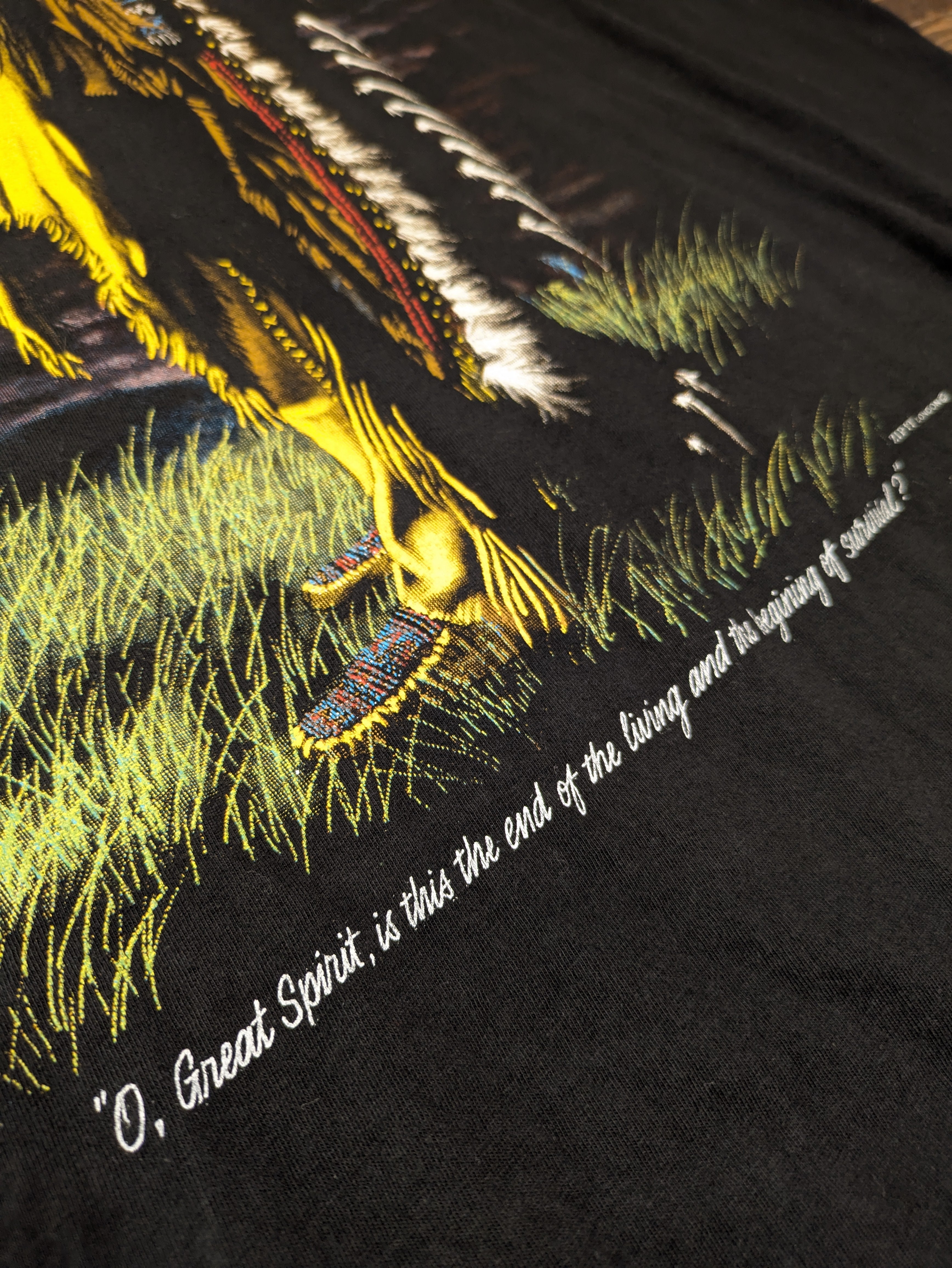 T-Shirt Vintage Indiano 90s M