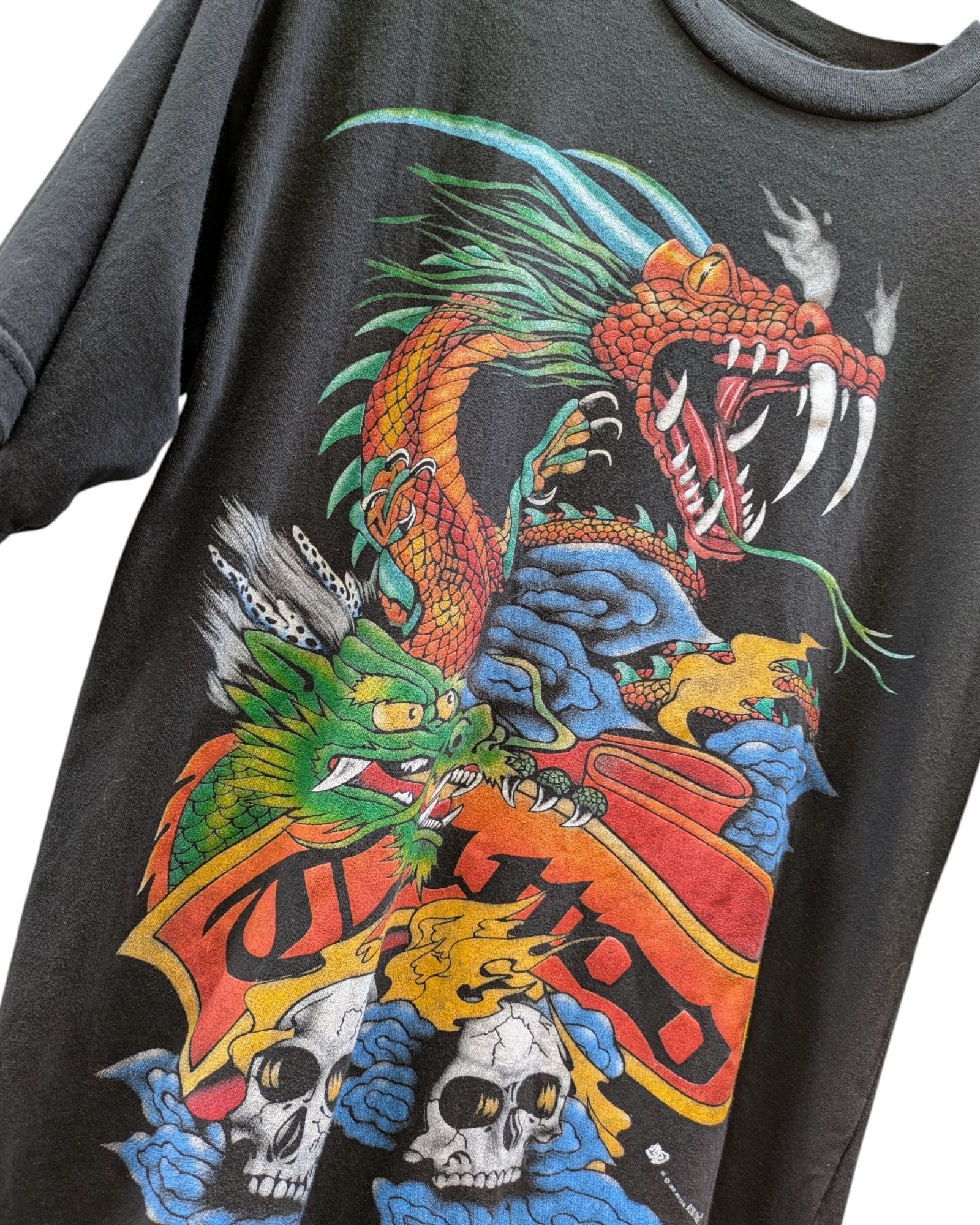 T-Shirt Vintage Ruwishda Japanese Tattoo L