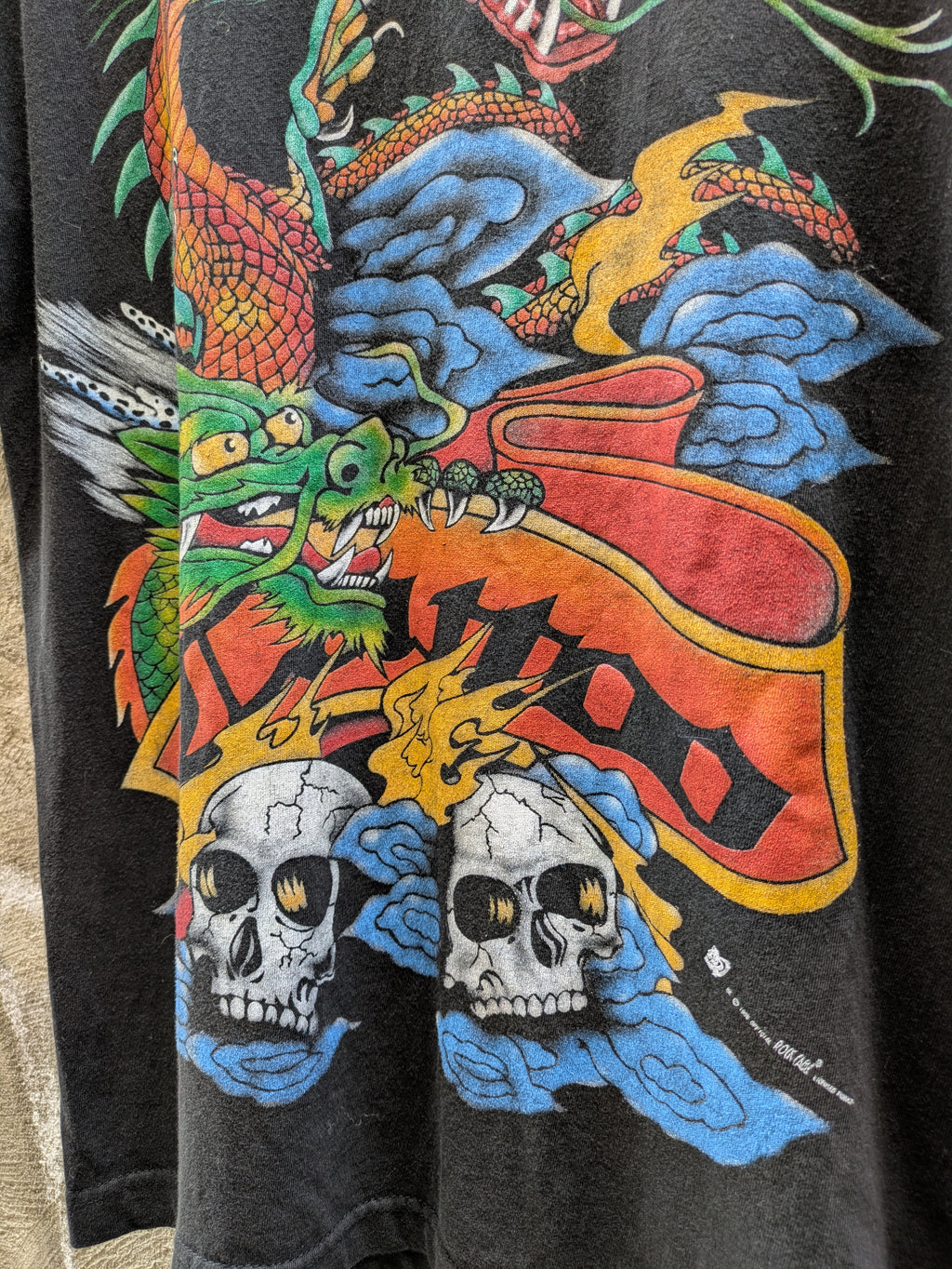T-Shirt Vintage Ruwishda Japanese Tattoo L
