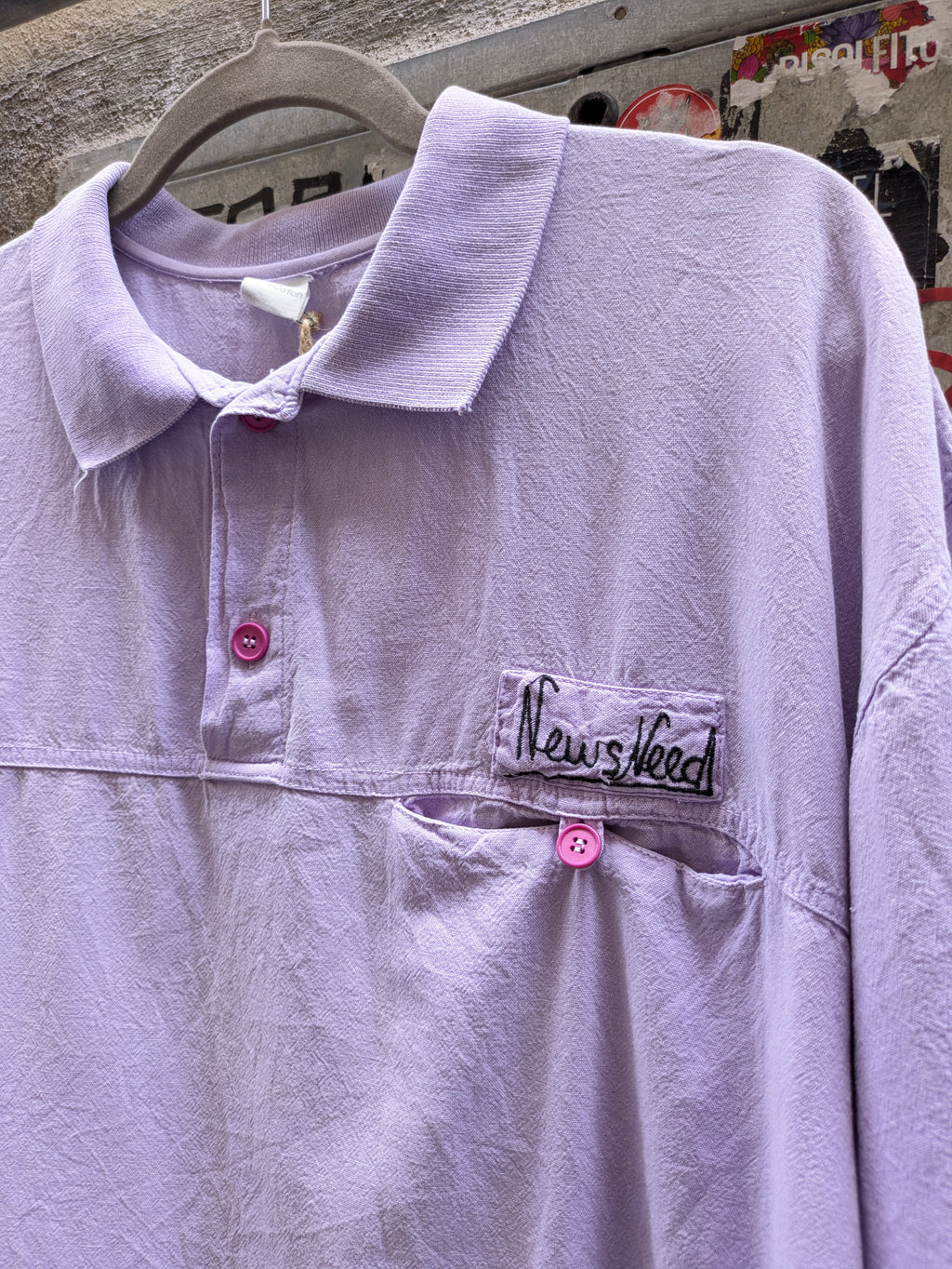 Polo lilla anni 80/90 XL