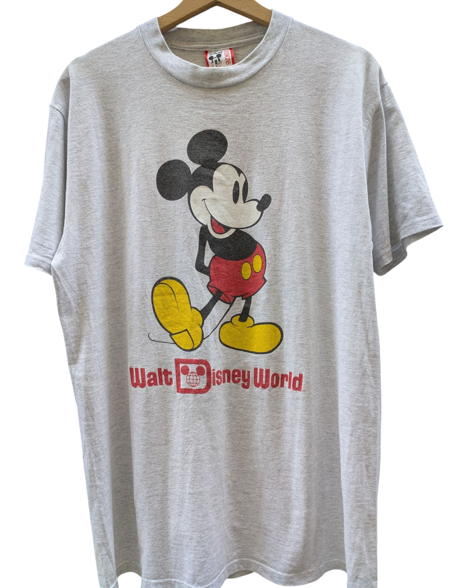 T-Shirt Vintage Walt Disney World Mickey Mouse L