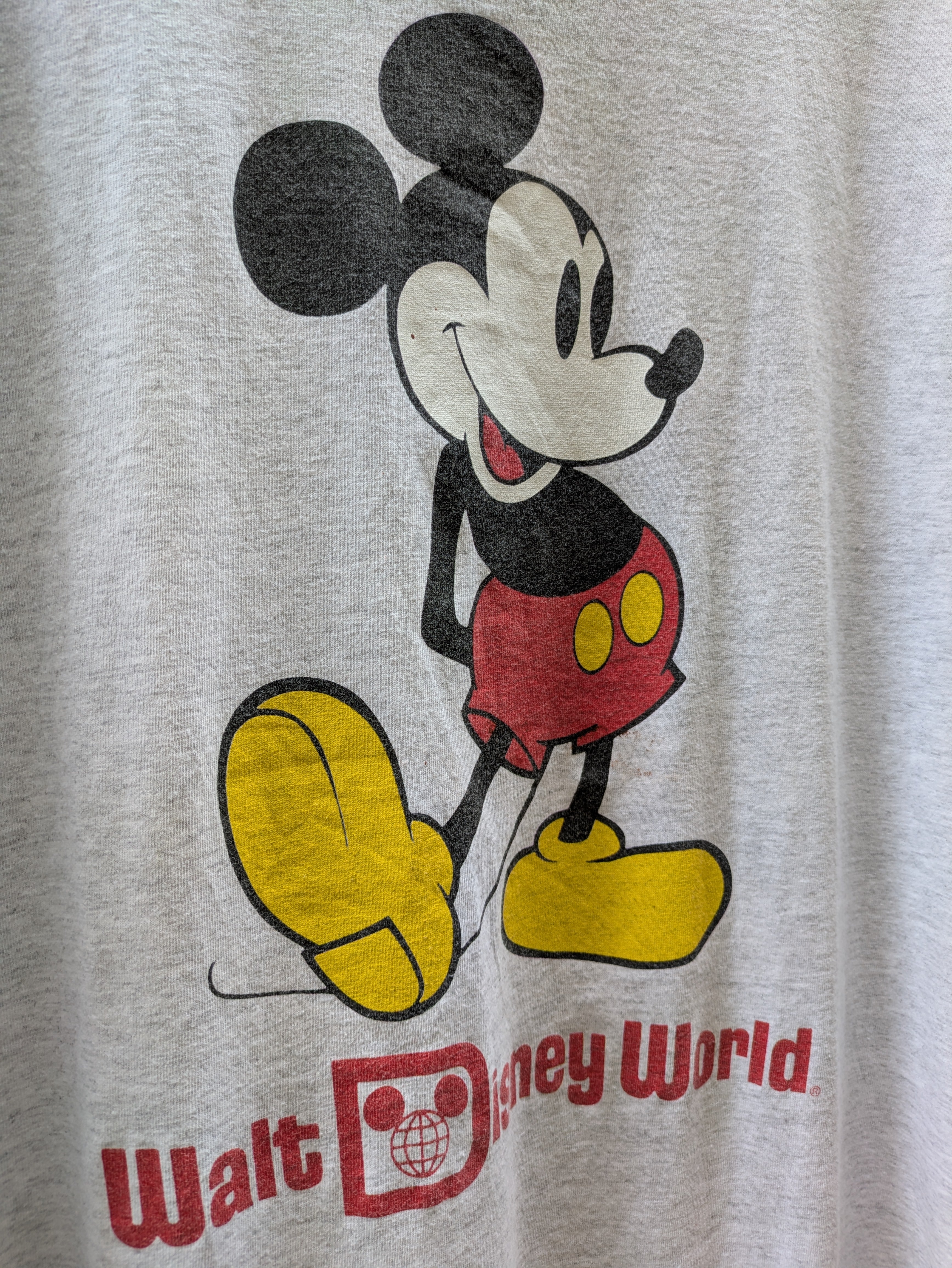 T-Shirt Vintage Walt Disney World Mickey Mouse L