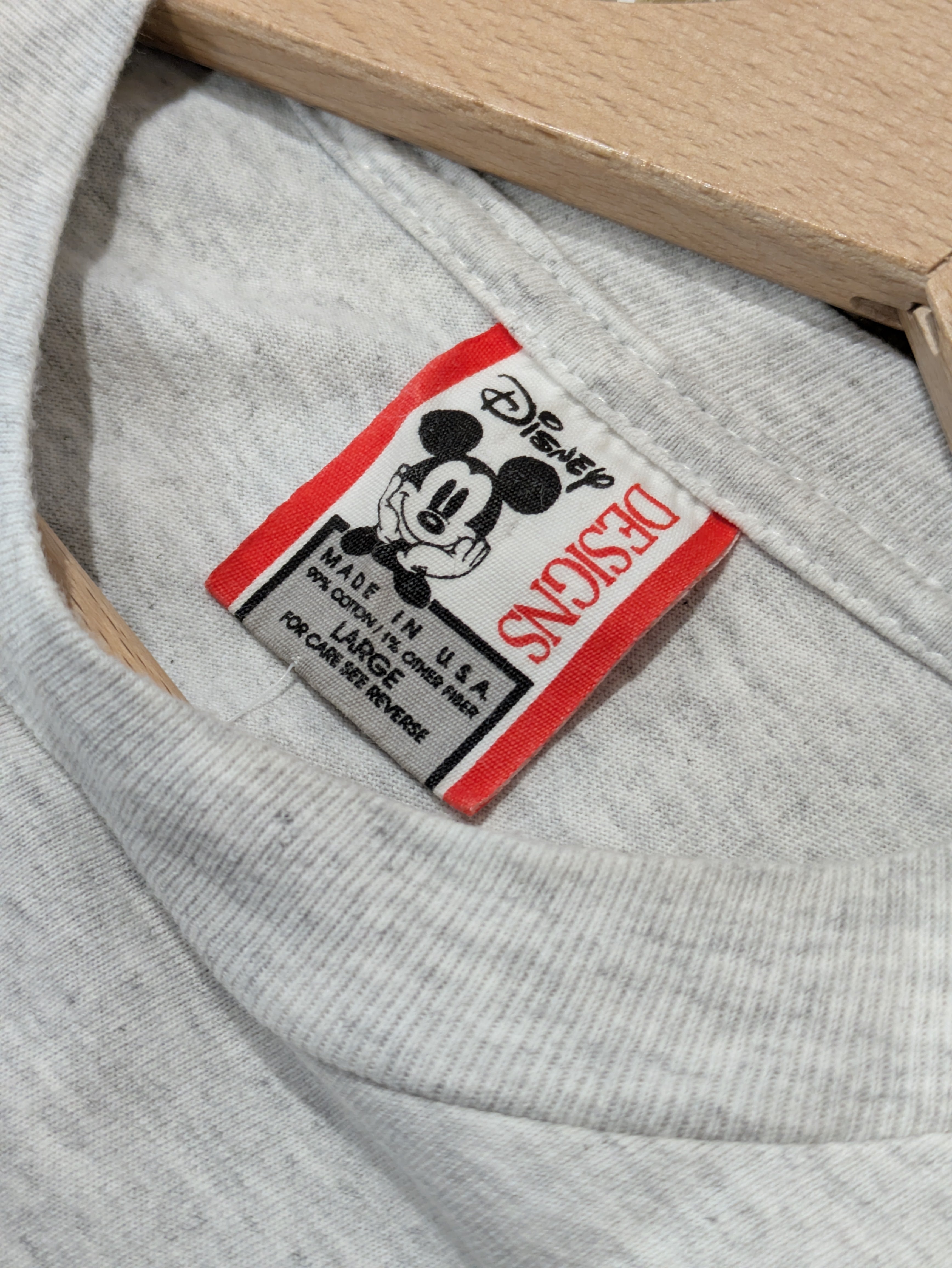 T-Shirt Vintage Walt Disney World Mickey Mouse L