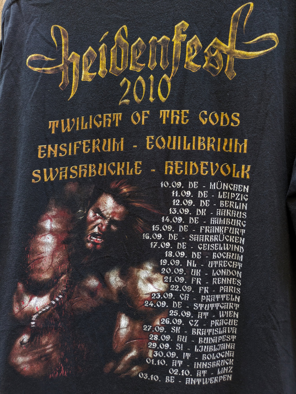T-Shirt Heidenfest 2010 XL